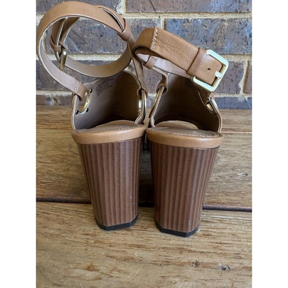 Calvin Klein Adria Tan Heeled Sandals Size 7 US - Picture 8 of 12